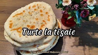 Turte(pâine) la tigaie/ ceaun, fără cuptor! Rapide, pufoase, gustoase!