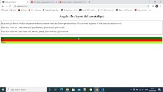 flex layout align | angular flex layout align | fxLayoutAlign