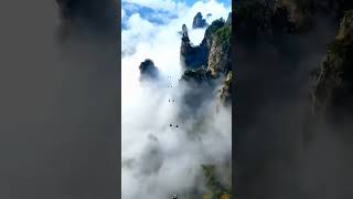 #beauty #nature #reels #shorts Tianzishan cableway #zhangjiajie #china