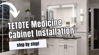 TETOTE Medicine Cabinet Installation Guide | Step-by-Step DIY Tutorial