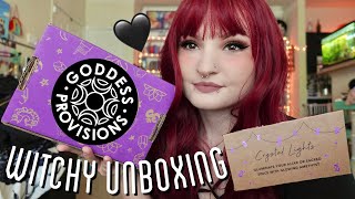 unboxing the goddess provisions witch box🌙✨