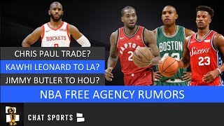 NBA Free Agency Rumors On Chris Paul Trade, Kawhi Leonard & Lakers, Al Horford & Jimmy Butler Latest