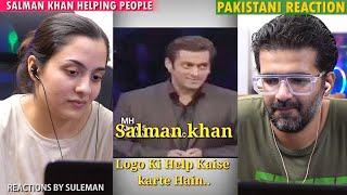 Pakistani Couple Reacts To Salman Khan Kaise Logon Ki Help Karte Hain | Man With Golden Heart