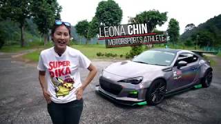 NGK SPARK PLUGS invited Girl Drifter Leona Chin @ Auto-City Carnival 2017