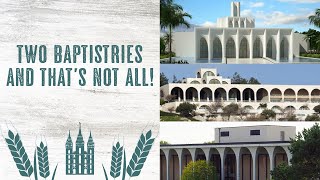 Two Baptistries The Brasilia Temple and BYU Jerusalem and Independence Visitor Center