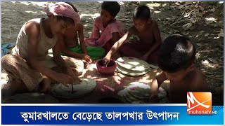 কুমারখালতে বেড়েছে তালপখার উৎপাদন | Tal Pakha | Kushtia |  Mohona TV