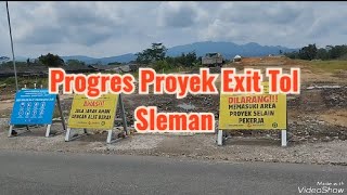 Progres Proyek Exit Tol Sleman