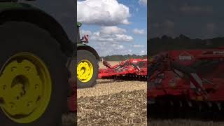 Kuhn cultivator on demo.