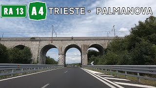 Italy: RA13 + A4 Trieste - Palmanova (Autostrada Serenissima)