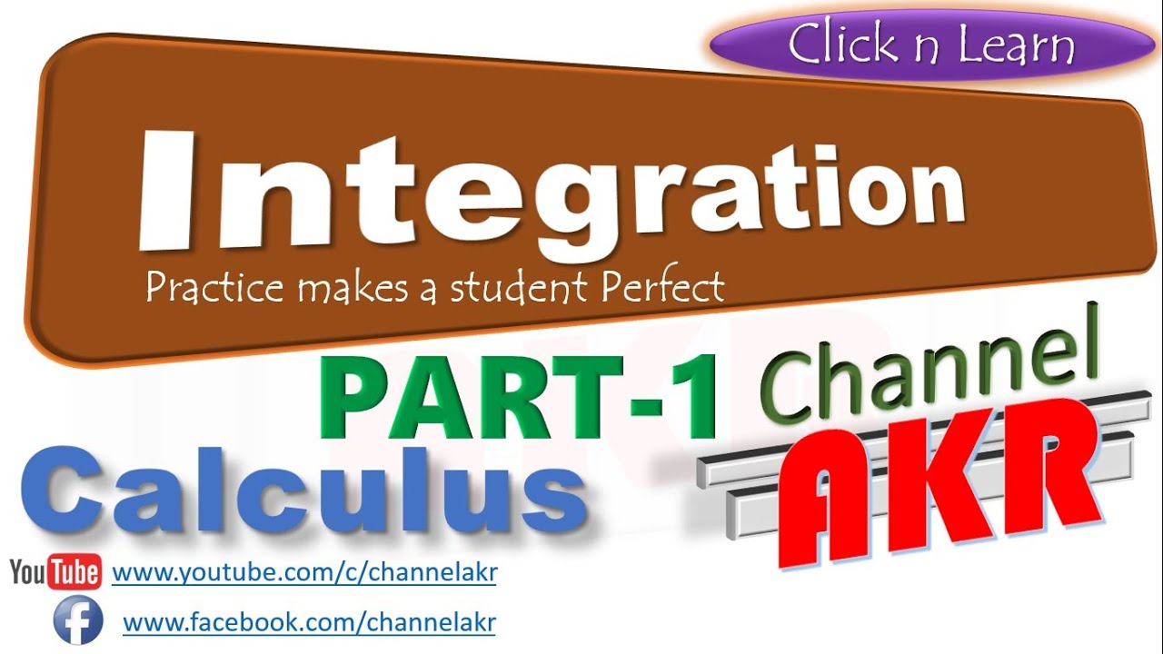 Integration | Indefinite Integrals | Calculus | Antiderivatives | Class ...