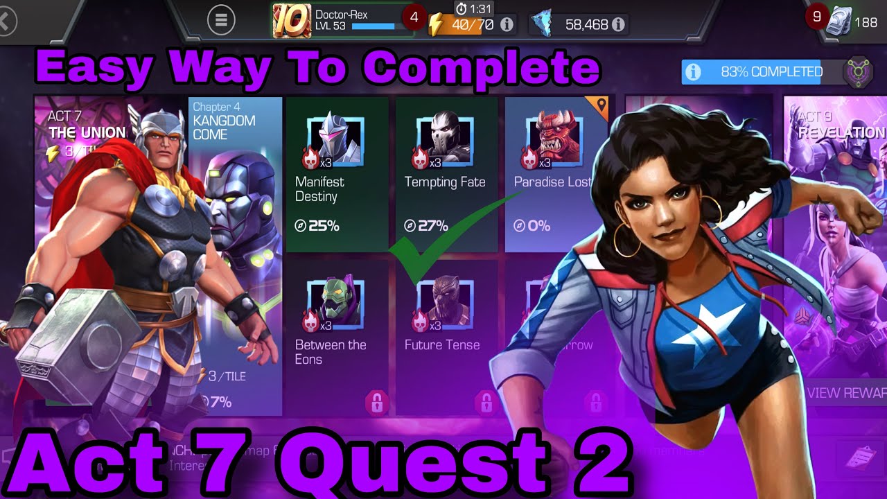 Completing Mcoc Act 7 2 In Easy Way Mcoc Youtube