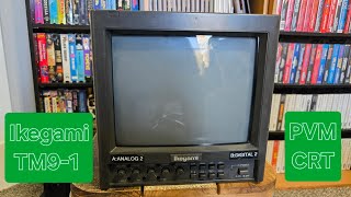 Ikegami TM9-1 PVM CRT Monitor Overview