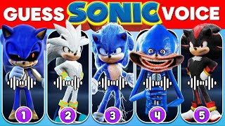 Guess The Sonic the Hedgehog Characters by Voice 🎬💙🦔 Sonic The Hedgehog 3 Movie Quiz | Alien Quiz