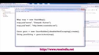 How to convert hashmap to json in Java?