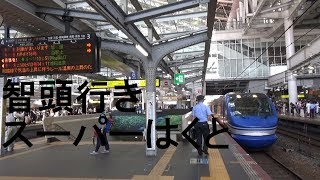 智頭行き 特急スーパーはくと７号 を撮影してきました(＠大阪駅3番乗り場)