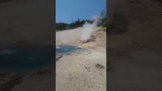 Beryl Springs Yellowstone National Park: Water Straight from Hell #rvfriends #yellowstone #YNP #rv