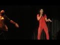 Cardi B. performing Lady Gaga