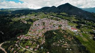 Guatavita desde el Aire | Espectacular Vista Aérea en 4K con Dron