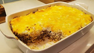 Cauliflower Beef Casserole