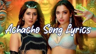 Achacho - Video Song | Aranmanai 4  | Sundar.C | Tamannaah | Raashi Khanna | Hip hop Tamizha part 2