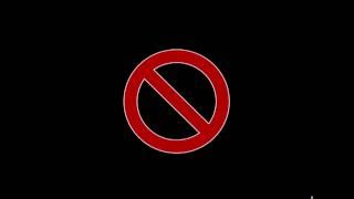 No entry sign Animation