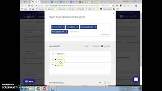 Hapara Scheduled Browsing