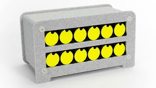 #2 - 3D Printed Casing for Flip-disc Binary Clock