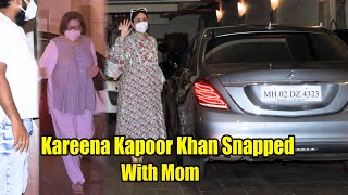 PREGNANT Kareena Kapoor Khan Spotted With Mom After Photoshoot #Babybump