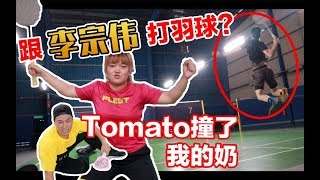 找来一堆前男友陪我打羽毛球!！还要被撞奶！！（feat 曾冠源“李宗伟” and Tomato odd)