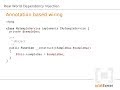 create simple spring dependency injection application with annotation