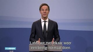 Rutte over intocht Sint: 'laten we normaal doen' - RTL NIEUWS