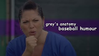 grey's anatomy baseball humour