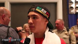 Oscar Valdez message to all 126 lbs champs "Nothing personal, I just want all their belts!"