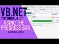 VB.NET TUTORIALS: Using the Progress Bar (with Timer Control)