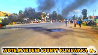 KUMEWAKA:Wote,Makueni Live Scenes|Anti Finance bill Protest.