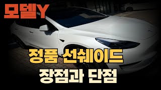 테슬라 모델y 정품 선쉐이드 사도 될까요?