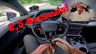 Audi RS e-tron GT PERFORMANCE (2.5 Sec!)—Faster Than a Blink! Reaction to @Automann-TV