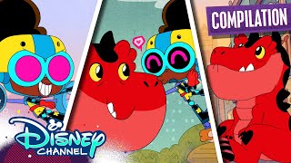 Every Marvel's Moon Girl and Devil Dinosaur Chibi Tiny Tale...so far | Compilation | @disneychannel