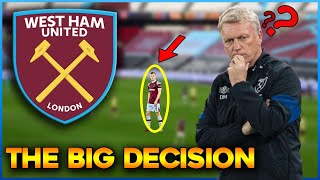 FROM NOW! MOYES HAS A BIG DECISION TO MAKE REGARDING HIS MIDFIELD - WEST HAM NEWS TODAY