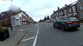 Timelapse 4X Airedale, Castleford to Kirkgate, Wakefield cycle to work