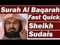 Surah Baqarah (Fast Recitation) Speedy and Quick Reading in 59 Minutes By Sheikh Sudais | 05