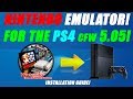 NINTENDO EMULATOR! FOR THE PS4 cfw 5.05! NES INSTALLATION GUIDE!