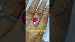 Red Coral stone jewelry