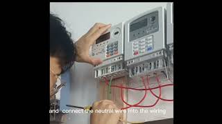 Installation of STS Prepaid Single Phase Electricity Meter