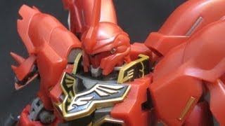 Robot Damashii Sinanju: Gundam Unicorn Full Frontal RD toy review ガンダム ROBOT魂