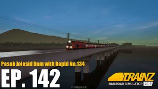 (4K) ขบวนรถเร็วที่ 134 ล่าช้ามามากกว่า 120 นาที | Trainz Railroad Simulator 2019 Ep. 142