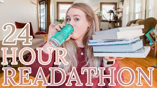 Reading 7 Books in 24 Hours?! | 24 Hour Readathon Vlog!