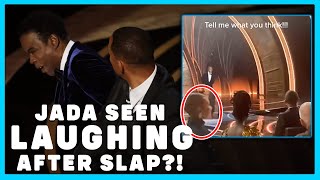 Jada Pinkett Smith LAUGHED After Will Smith Slapped Chris Rock at the Oscars #Shorts