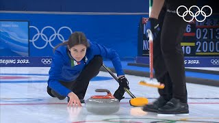 🥇🥌 1st Curling Gold Medal for Italy! | Mixed Doubles Final Highlights