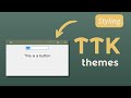 How to Visualize the TTK Themes with a ComboBox